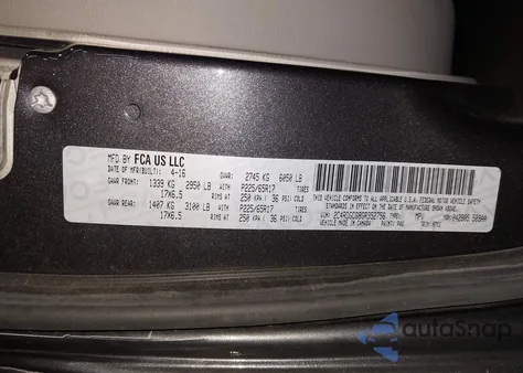 2016 Dodge Grand Caravan Sxt z USA, uszkodzony, nr VIN 2C4RDGCG8GR352756